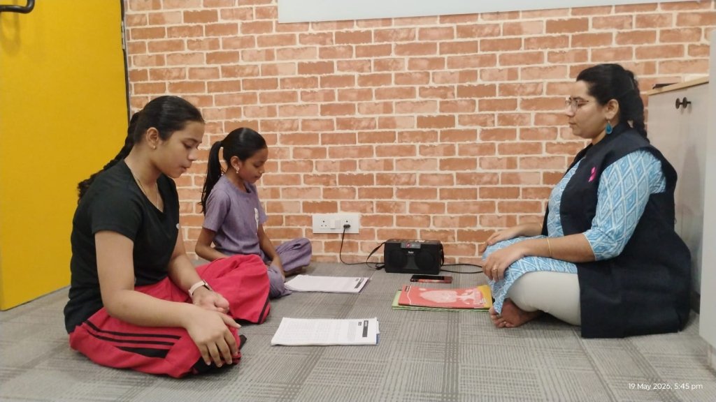 Vocal training at Nizampet Music Academy, Hyderabad